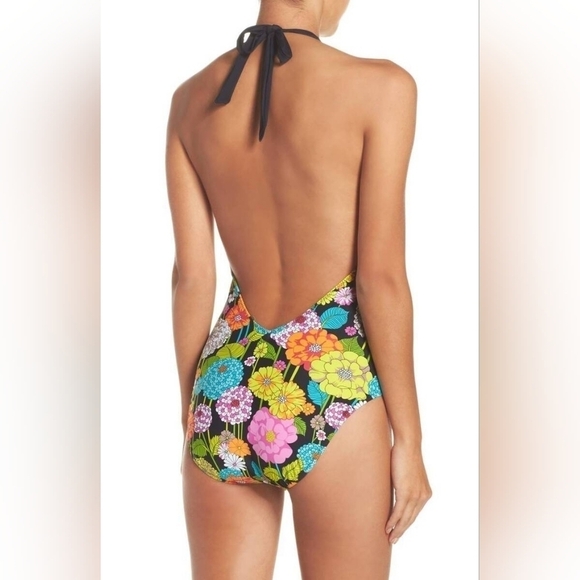 Trina Turk Santiago Halter One-Piece Swimsuit - Picture 2 of 7